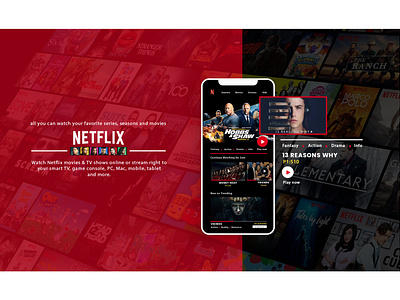 NETFLIX - Recreation App Design