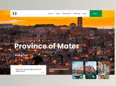 Province of Mater - Inspirational Design Website creative design header landingpage uidesign web design