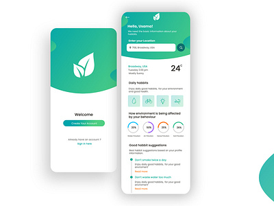 Environment Impact Tracker - Mobile Application