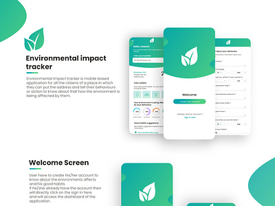 UX Research - Environmental Impact Tracker