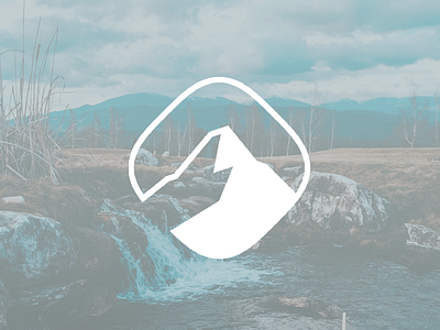 Minimalist Mountain logo minimalist mountain