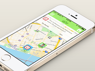 Airo App 420 app buttons design gold green interface ios iphone mockup pretty ui