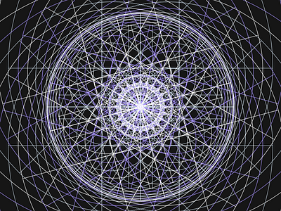 Fibonacci Spirals 2, Sacred Geometry