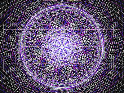 Fibonacci Spirals 3, Sacred Geometry