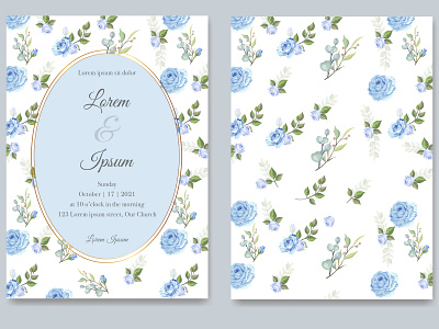 elegant wedding card with floral vector background beautiful border card celebration decoration decorative design elegant floral flower frame greeting illustration invitation invite spring vector vintage wedding