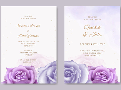 simple wedding card invitation floral template background border card celebration decorative design elegant floral frame graphic greeting illustration invitation invite ornament simple template vector vintage wedding