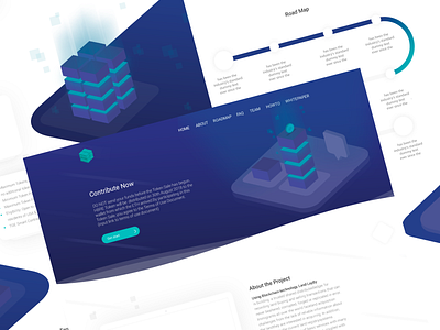 Crypto landing Page app branding design flat icon illustration ui ux web