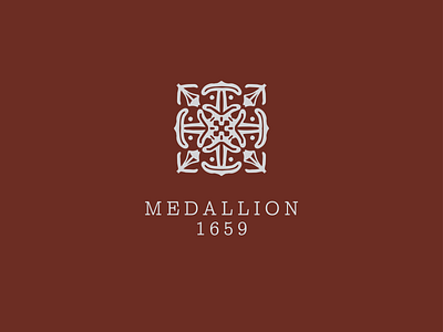 Medallion 1659 brand brand identity branding design designer graphic design logo pattern