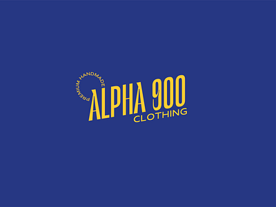 Alpha 900 Clothing brand brand identity branding clothing clothing brand concept design graphic logo logotype