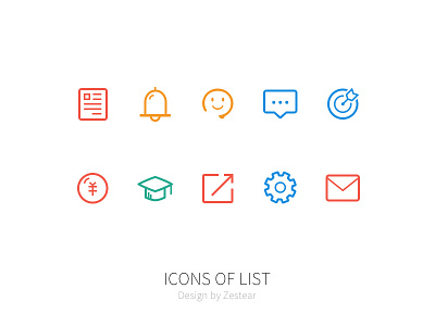 List icons icons