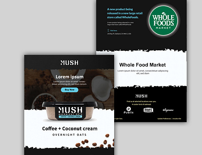 Mush email Template design email design