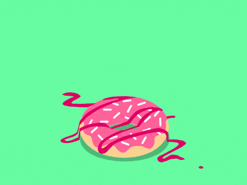 The Finishing Touch after effects animation brand doughnuts hand jam parsely