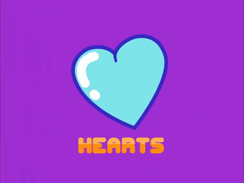 Hearts and Farts 2d after effects animation butt fart hate heart love valentines