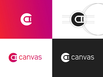 Logo for Canvas Keyboard app canvas gradient keyboard logo