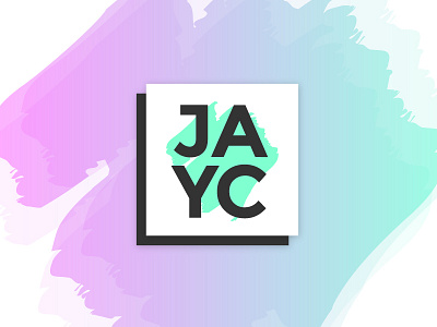 JAYC.audio | Logo branding bright brush logo music neon website youtube converter