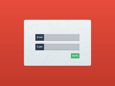 Verify adamdehaven flat form login simple ui user interface verify