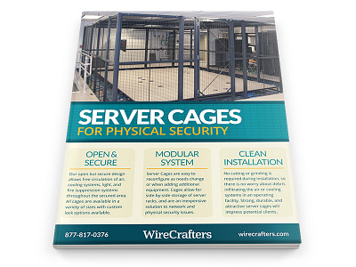 Server Cage [FRONT] adamdehaven brochure server cages wirecrafters