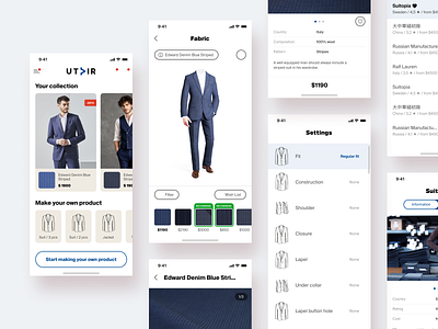 Clothes Shop IOS App Design