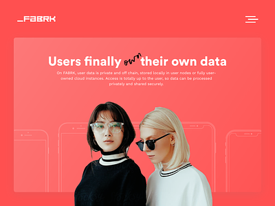 Fabrk Home brucira data database privacy socialmedia ui ui design uiux user experience userinterface ux web design website website design