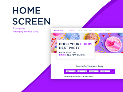 Kids party management system design