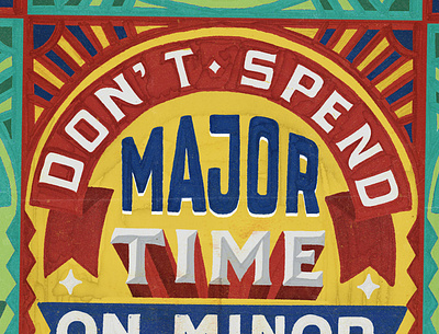 Major Time / Minor Things design illustration joao neves lettering lisboa matchbox nevesman portugal type vintage