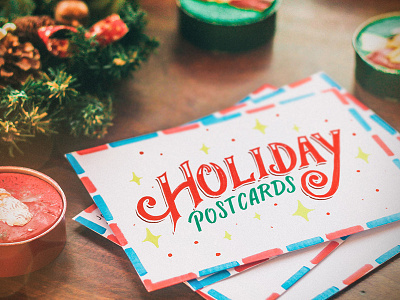 Who wants a Holiday Postcard? joao lettering lisbon neves portugal