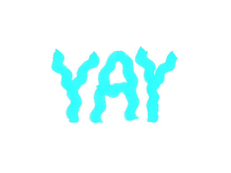 YAY NAY animation joao neves lettering lisboa nevesman portugal pt type