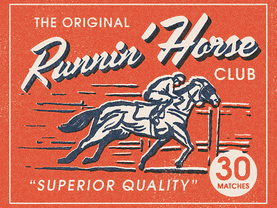 Runnin' Horse Club joao neves lettering lisboa matchbox nevesman portugal pt type