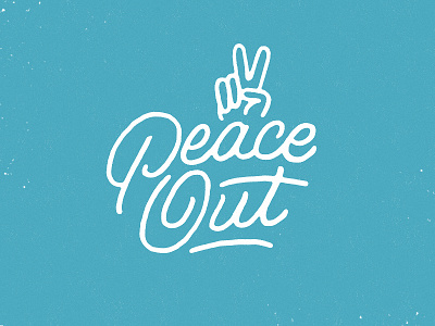 Peace Out joao neves lettering lisboa nevesman portugal pt type