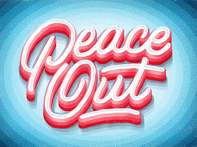 Peace Out joao neves lettering lisboa nevesman portugal pt type