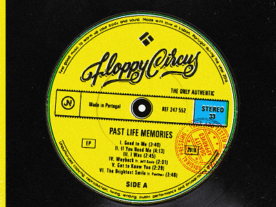 Floppy Circus - "Past Life Memories" EP joao neves lettering lisboa nevesman portugal pt type