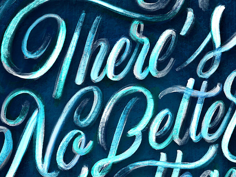 No Better Time Than Now ipad pro joao neves lettering nevesman portugal procreate type