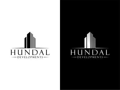 Hundal Development Logo Project branding design flat logo vector
