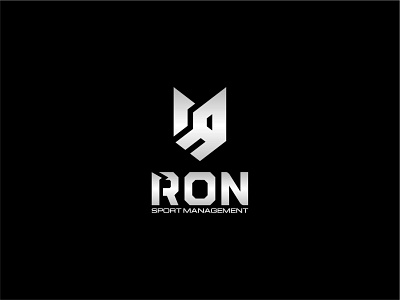 IRON Logo Project branding design flat logo