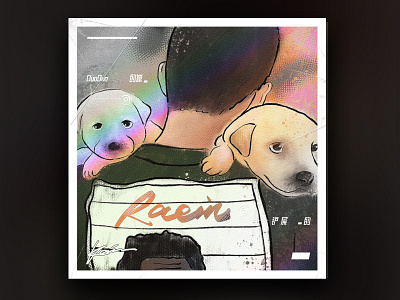 My little puppies graphic design illustration