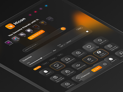 Hicon (free icon pack) - Website Hicon