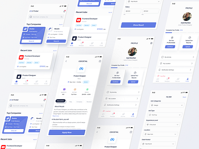 Jobs App designs, themes, templates and downloadable graphic elements on  Dribbble