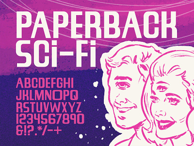 Paperback Sci-Fi Font