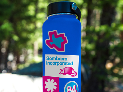 PSD Water Bottle Sticker Mockup