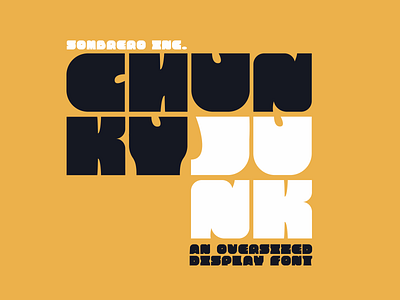 Chunky Junk - Display Font