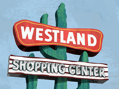 Westland illustration richmond rva signage texture virginia westland