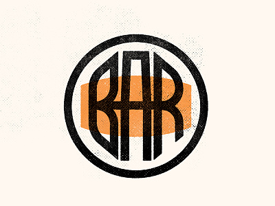 BAR logo acronym badge logo mark