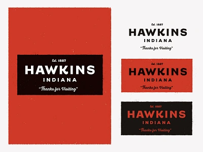 Hawkins Badge badge badge hunting hawkins logo mark stranger things