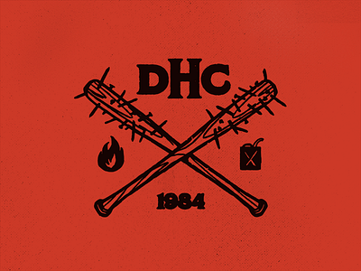 Demogorgon Hunting Club Logo badge icon logo mark stranger things x