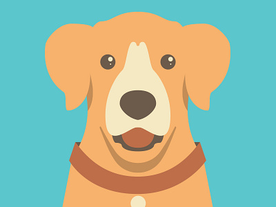 Happy Dog character dog happy illustration vector