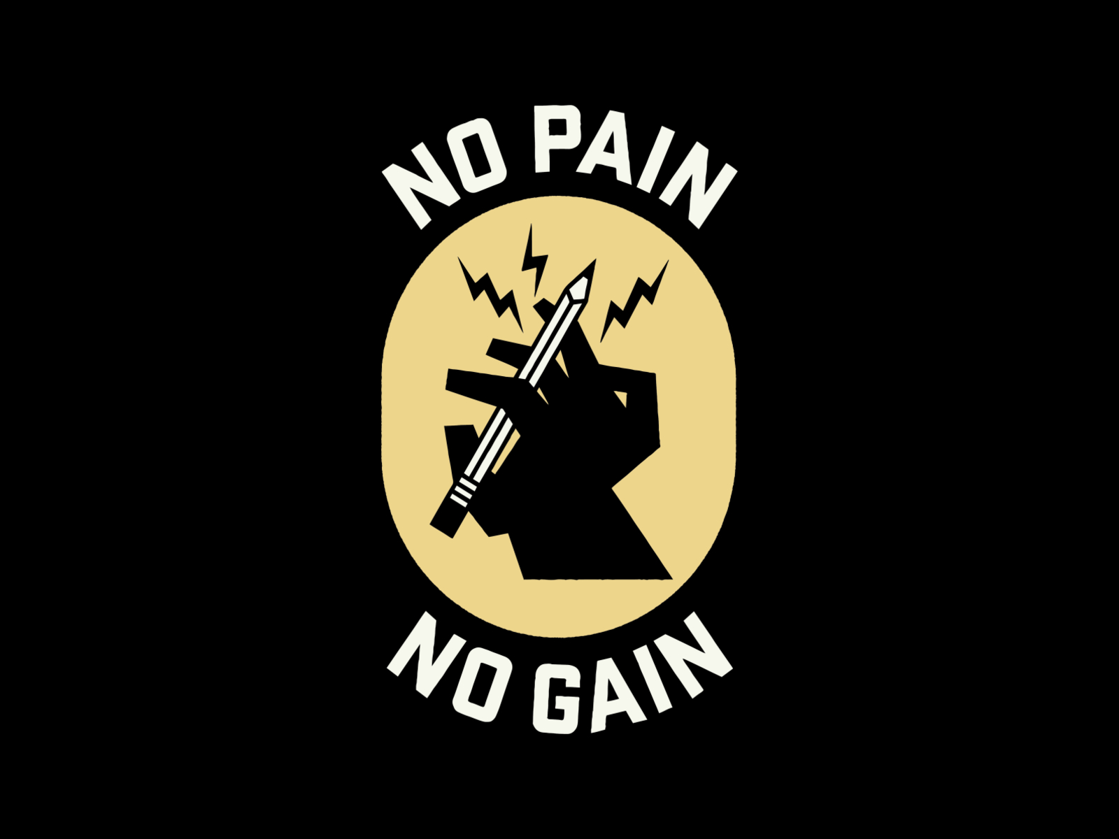 No pain no gain Black and White Stock Photos  Images  Alamy