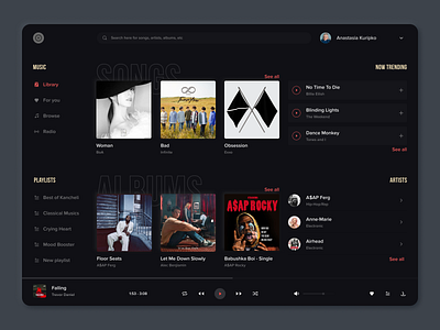 Music Dashboard