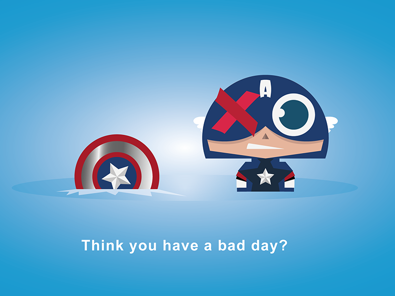 Mini Avengers Bad Day By Heiko Roehr On Dribbble