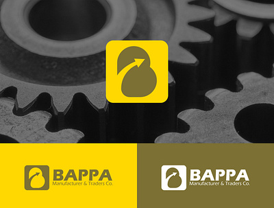 Bappa Manufacturer & Traders Co. branding graphic design logo