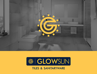 Glowsun Tiles & Sanitaryware branding graphic design logo
